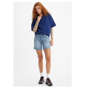 Levi 501 denim shorts, size 30, color Odeon